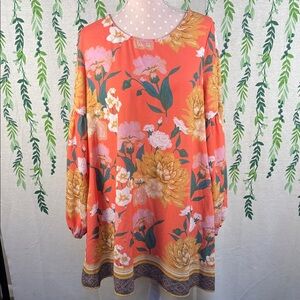 Umgee Multicolor Floral Dress A3